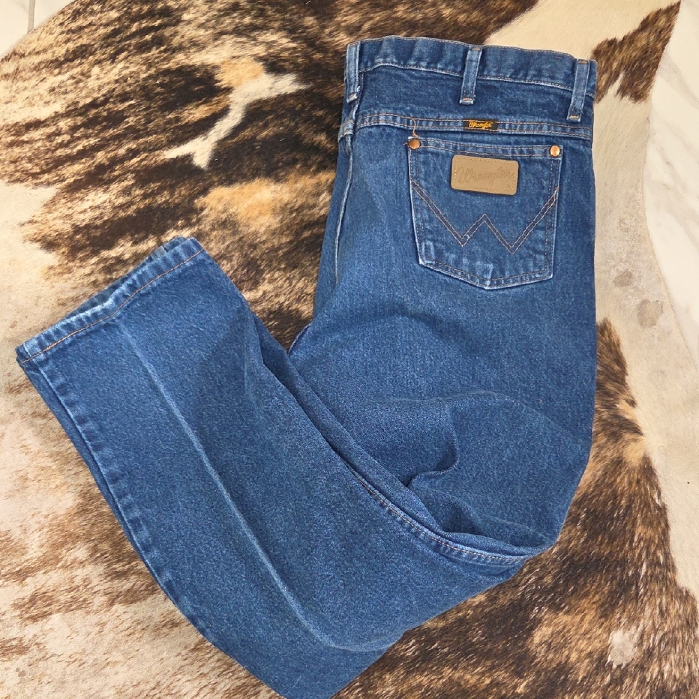 FINAL PRICE Wrangler Slim Fit Denim Jeans 36 X 32